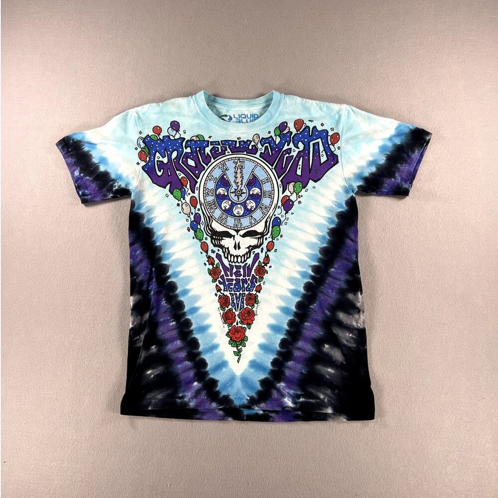 Liquid Blue Grateful Dead T-Shirt Retro Reproduction In the Midnight Hour Size S